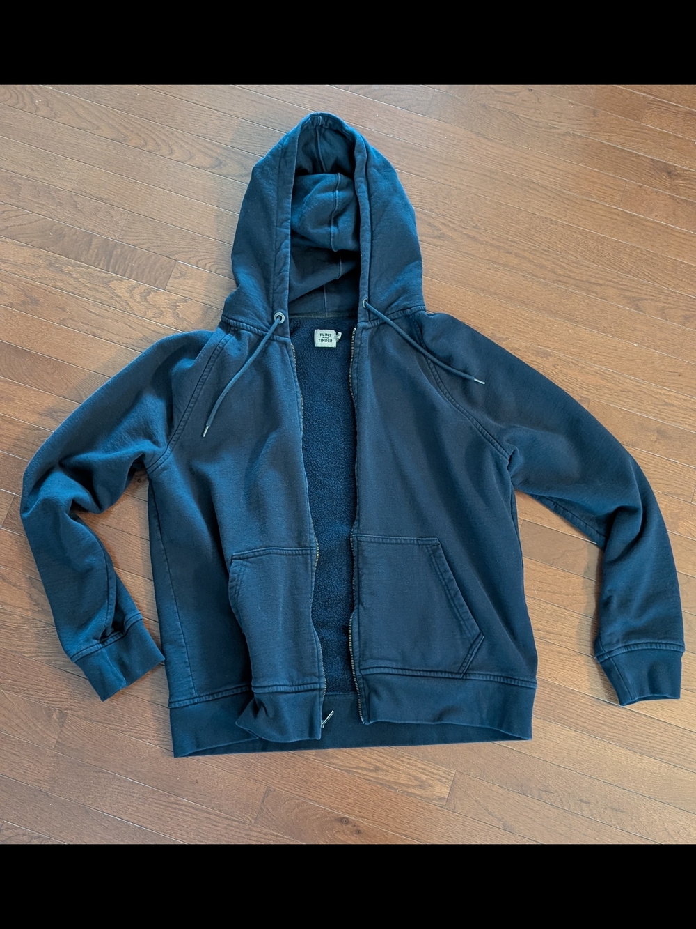 Flint and Tinder - The 10-Year Zip-Up Hoodie, Deep Navy, XXL